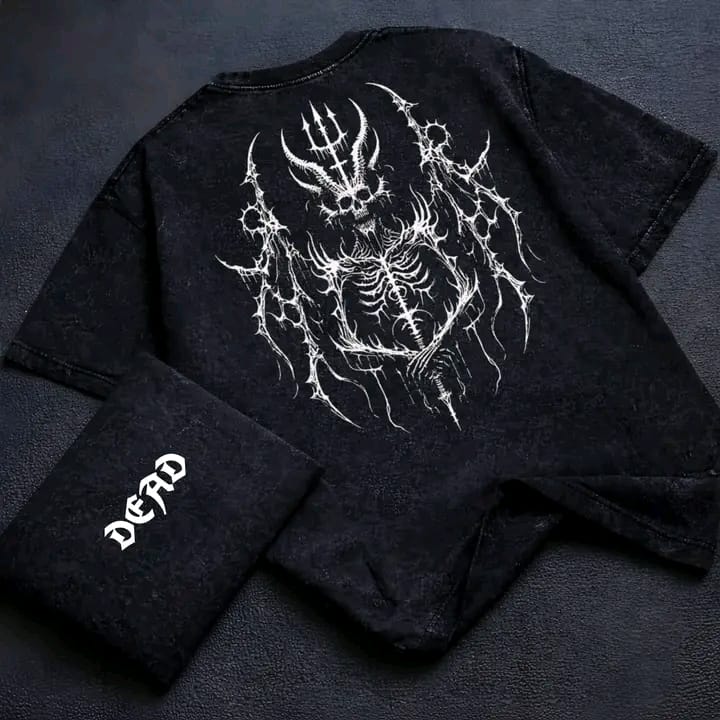 Acid Wash Dropshoulder