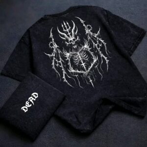 Acid Wash Dropshoulder T-Shirt 120